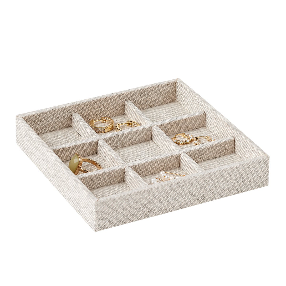 The Container Store Serenity 9-Compartment Jewelry Insert