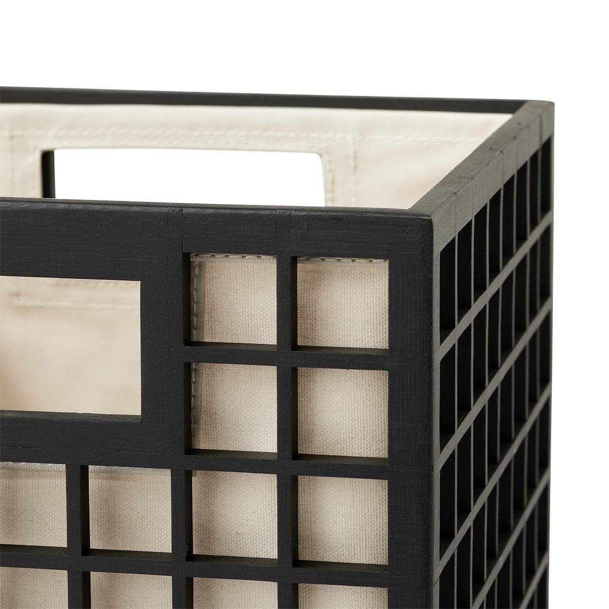 アクセサリー neighborhood CANVAS CONTAINER The Container Store Shoji Handled Cube With Liner | The