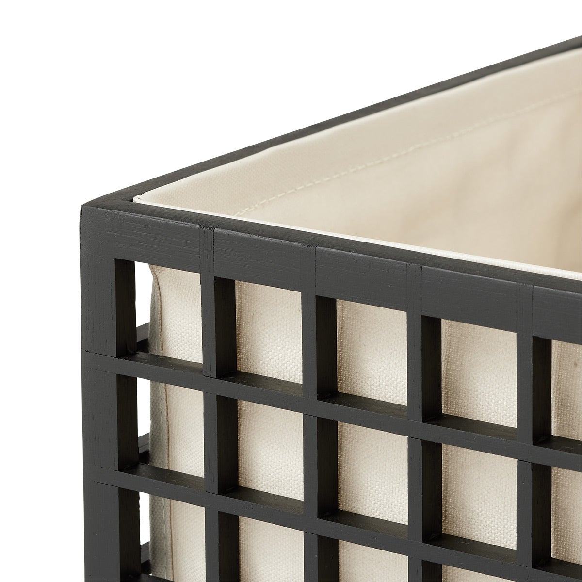The Container Store Shoji Bamboo Bin With Liner