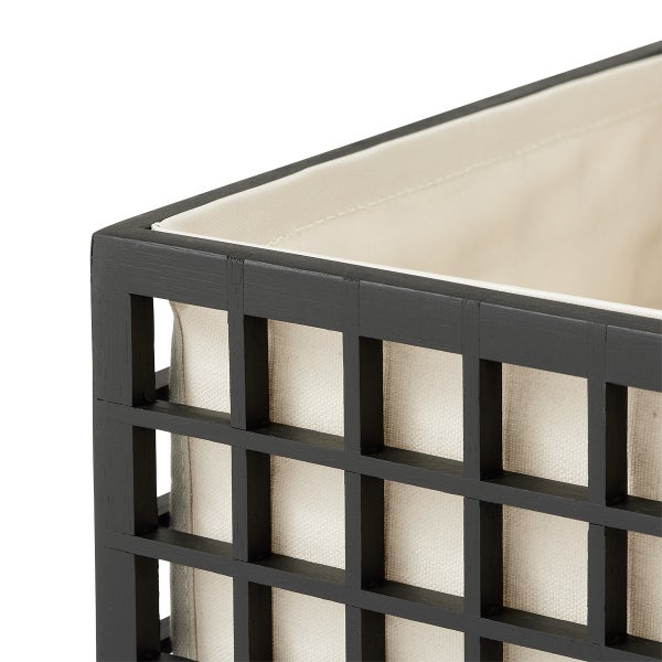 The Container Store Shoji Bamboo Bin With Liner