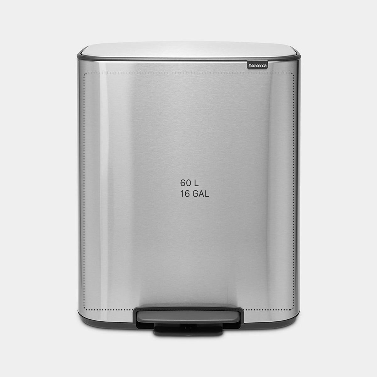 Brabantia Bo Single Compartment Step Bin | The Container Store