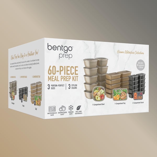 Bentgo Prep 60-Piece Meal Prep Kit