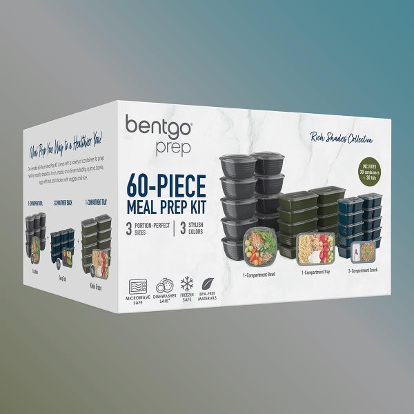 Bentgo Prep 60-Piece Meal Prep Kit