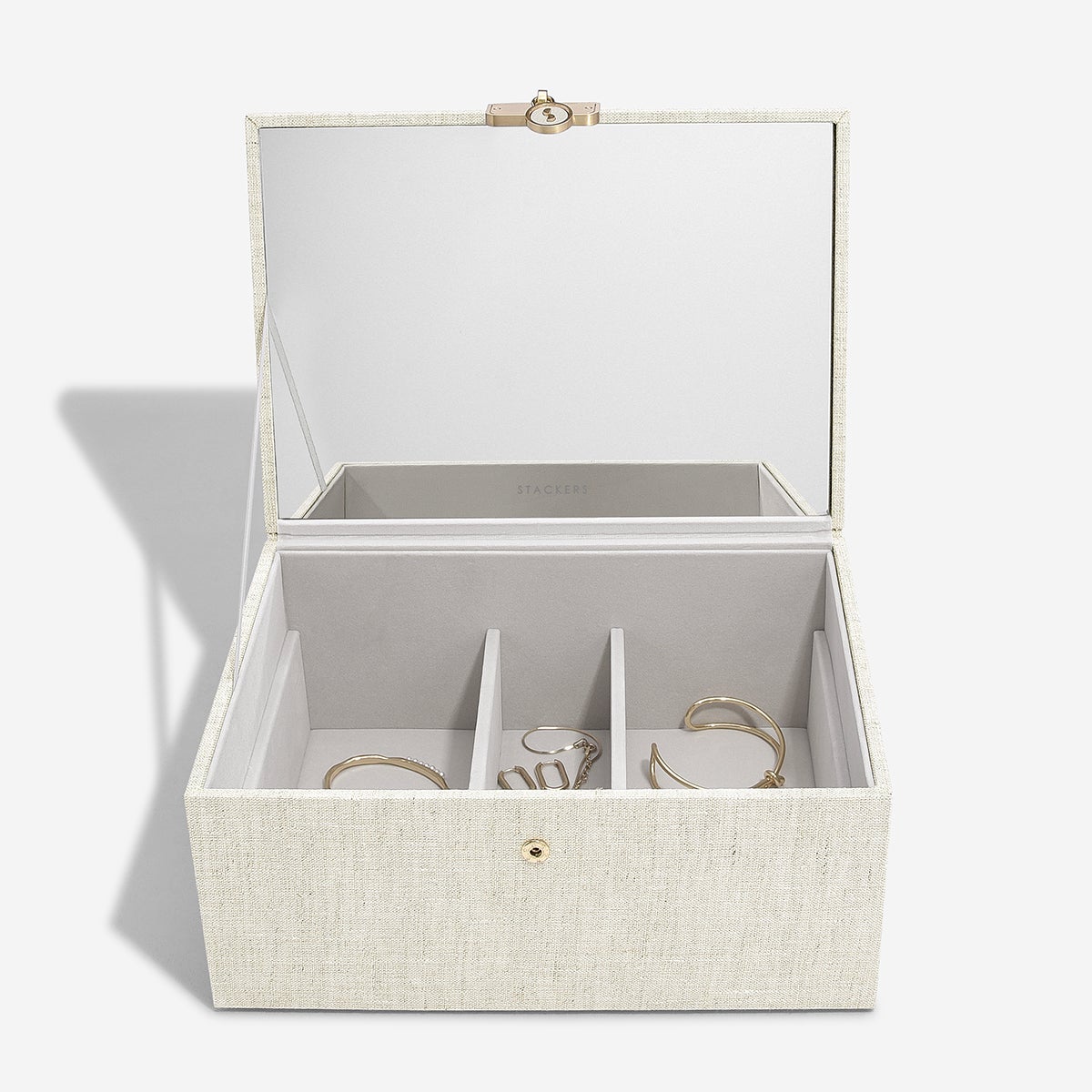 Mckenna Leather Medium Jewelry Pottery Barn Mckenna Jewelry Box