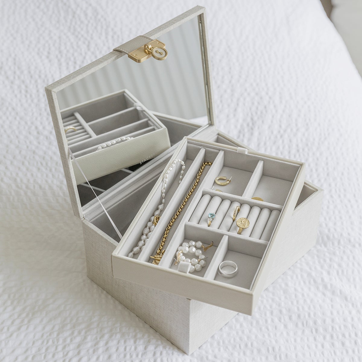 Stackers Luxury Classic Jewelry Box | The Container Store