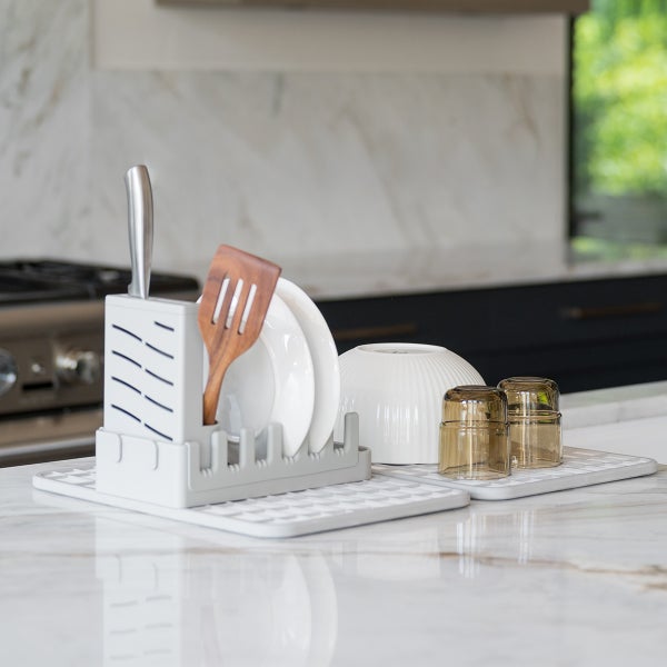 Dorai Dish Pad and Dish Pad Rack