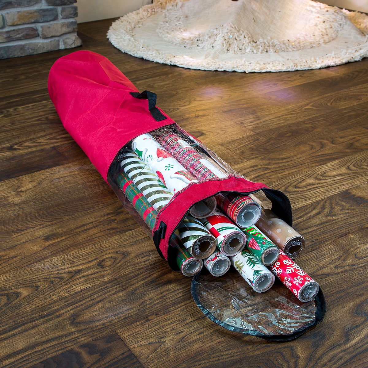 Santa's Bags Wrapping Paper Storage Bag - Thumbnail 5