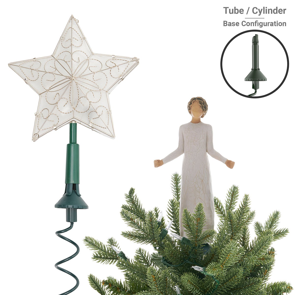 Village Lighting Company Christmas Tree Topper Holder