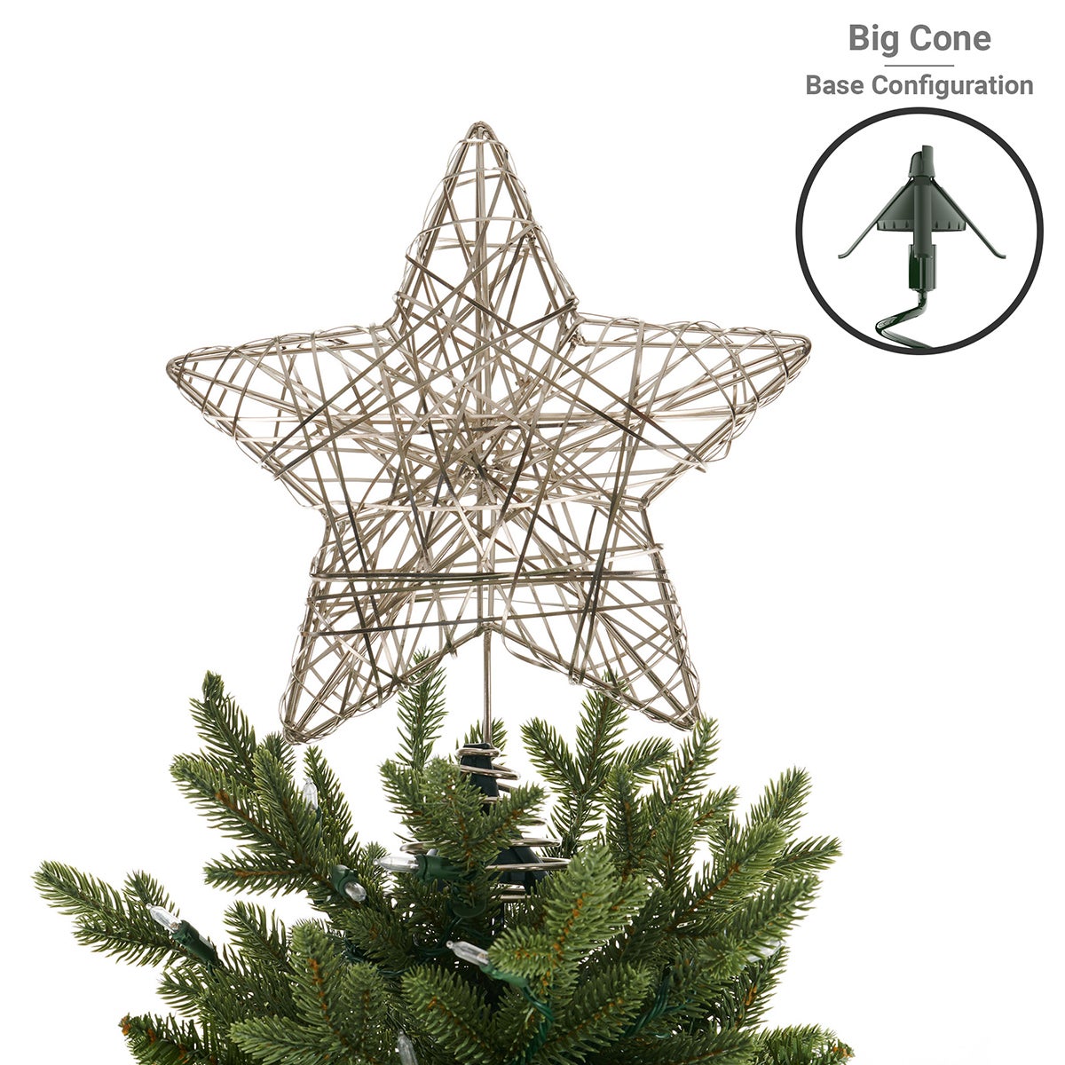 Village Lighting Company Christmas Tree Topper Holder
