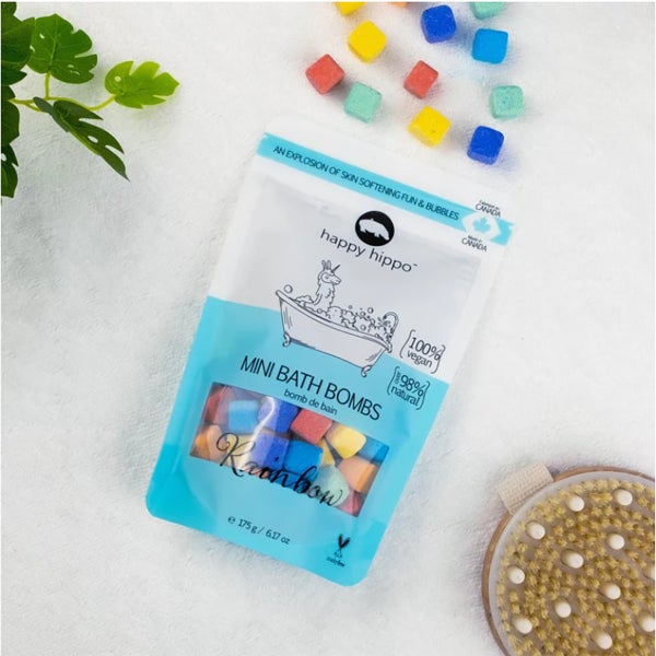 Mini Rainbow Bath Bombs