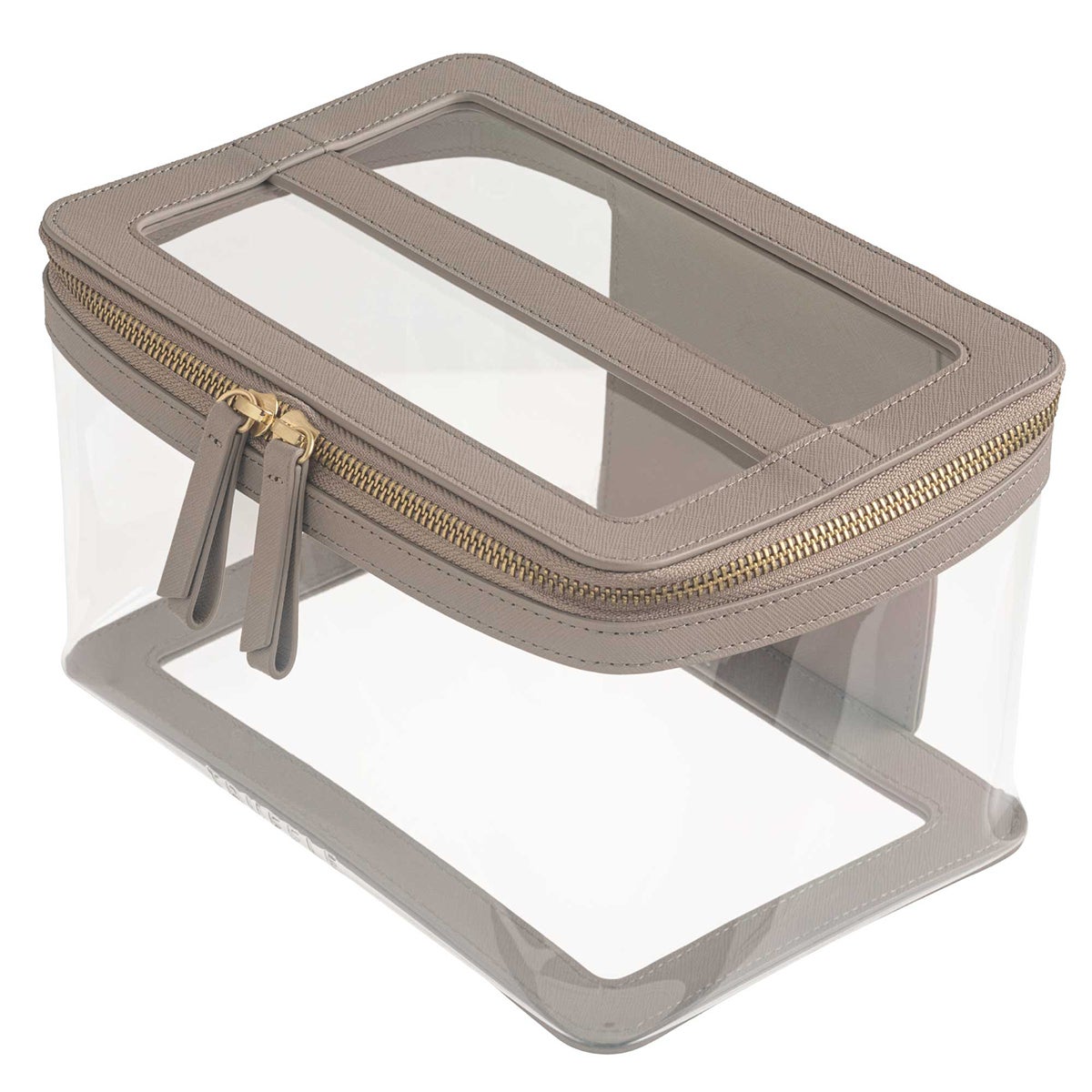 Truffle Clarity Train Case