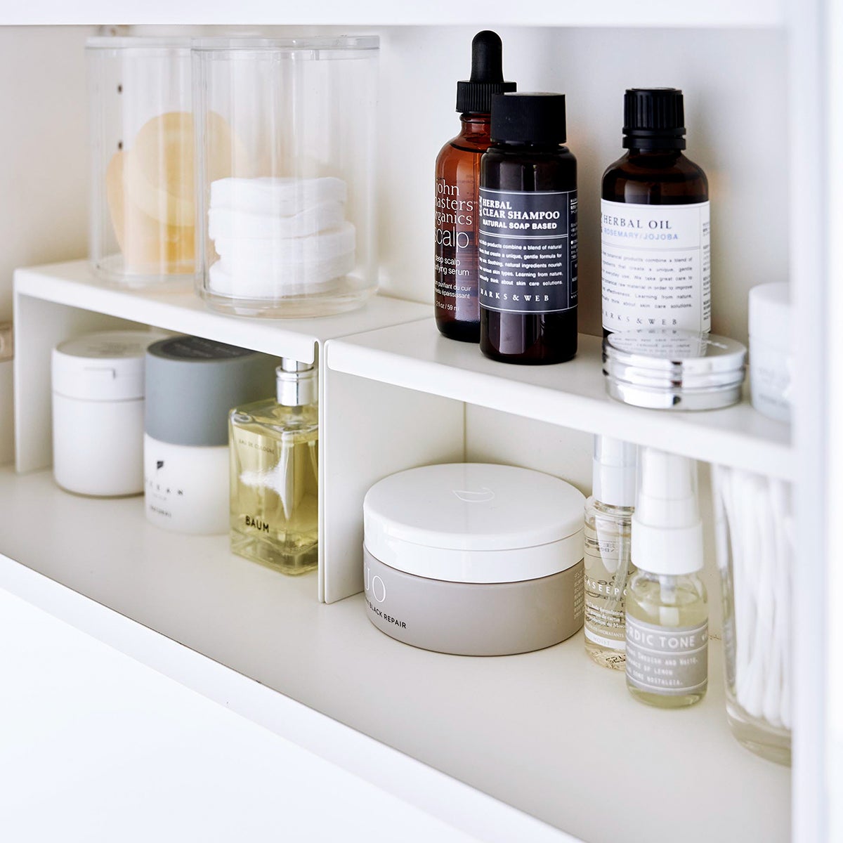 Yamazaki Tower Bathroom Mirror Storage Rack Set of 2