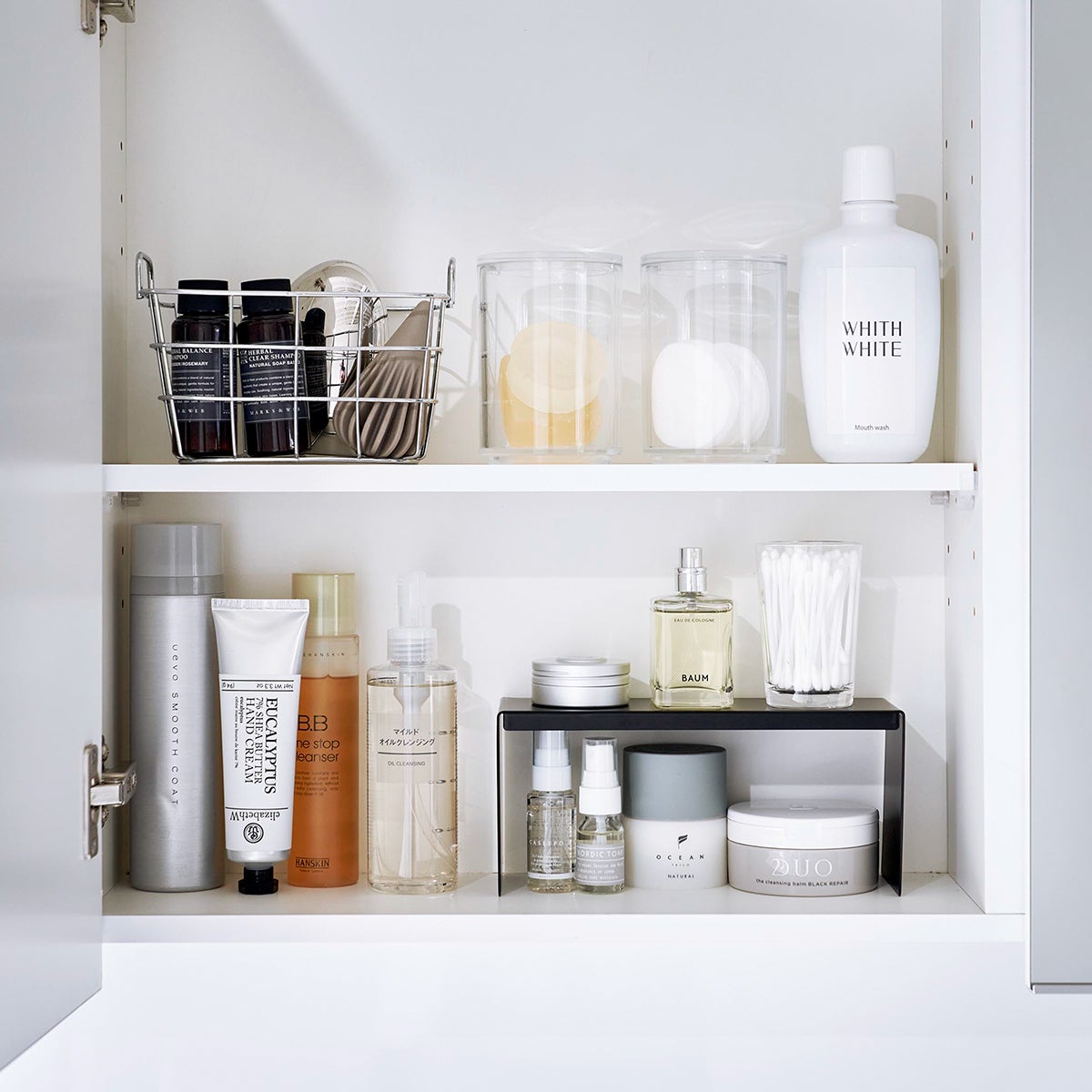 Yamazaki Tower Bathroom Mirror Storage Rack Set of 2
