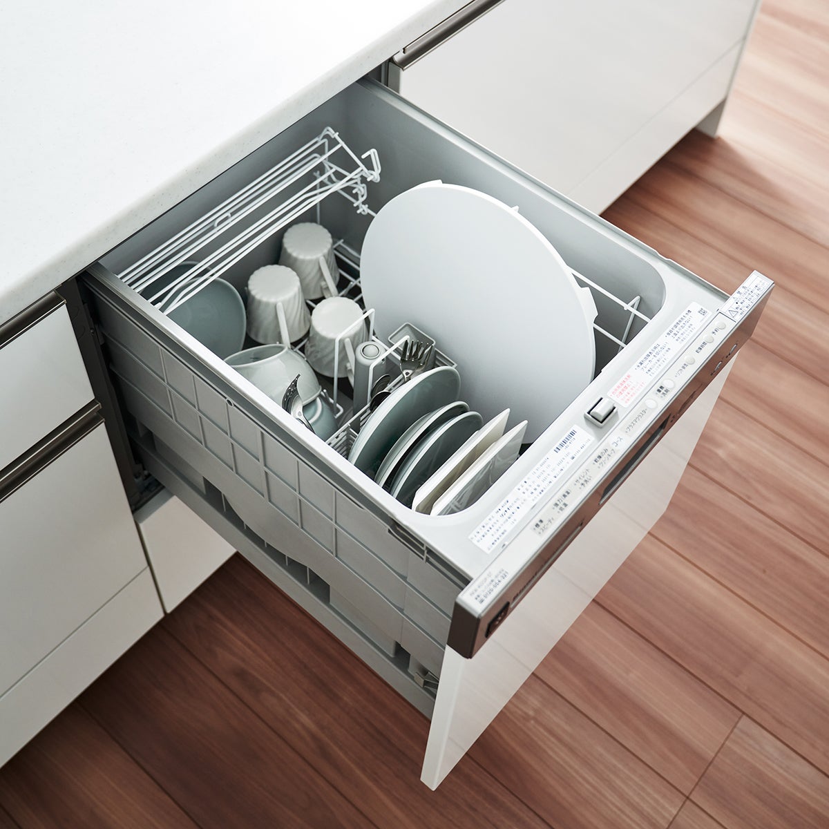 Yamazaki TOWER - Porta Utensili Da Cucina Con Tagliere Integrato, Bianco, Acciaio/resina ABS, 30x6.8x14.3 Cm