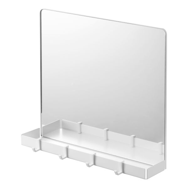 Yamazaki Tower Magnetic Storage Rack With Mirror