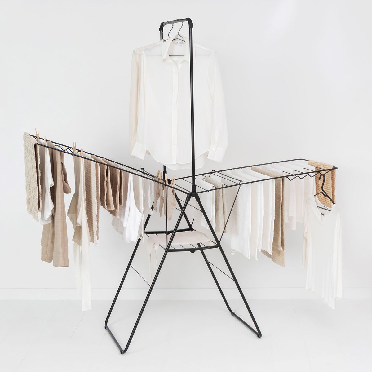 Container store clothes drying rack outlet