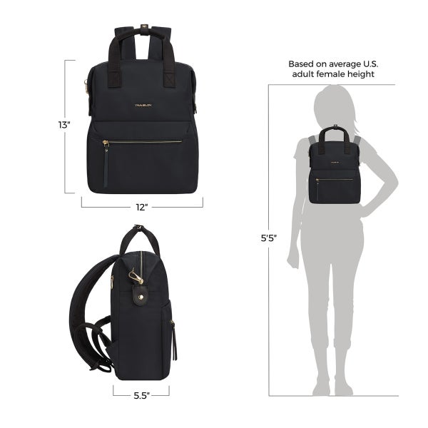 Travelon Anti-Theft Addison Large Backpack | The Container Store display picture 1