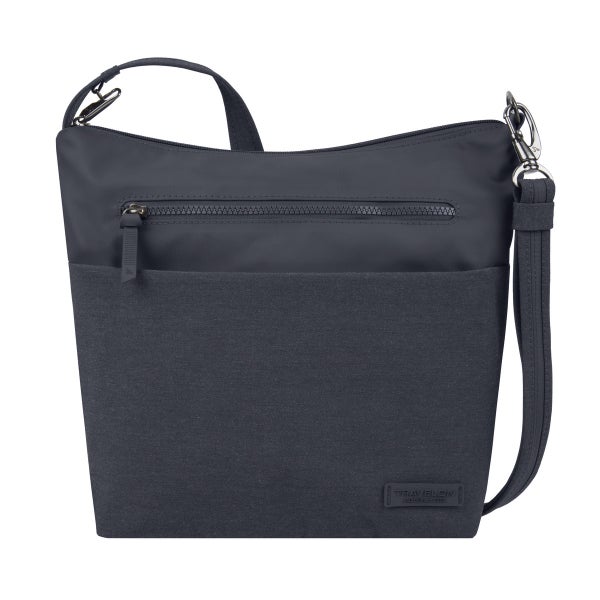 Travelon Black Anti-Theft Metro Crossbody Bag | The Container Store