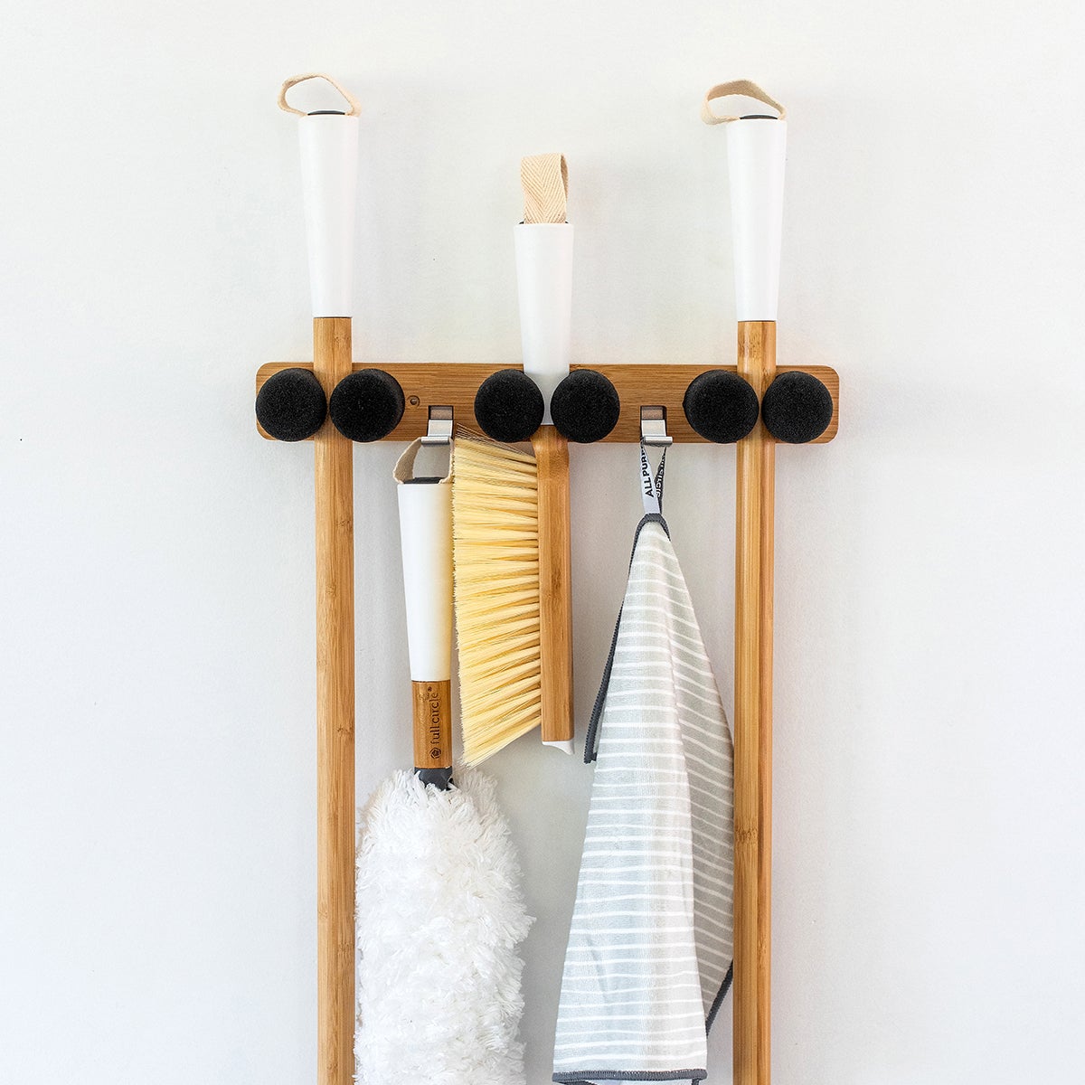 Full Circle Get A Grip Mop & Broom Organizer