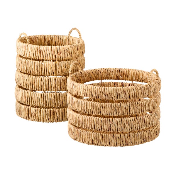 The Container Store Kaia Water Hyacinth Basket