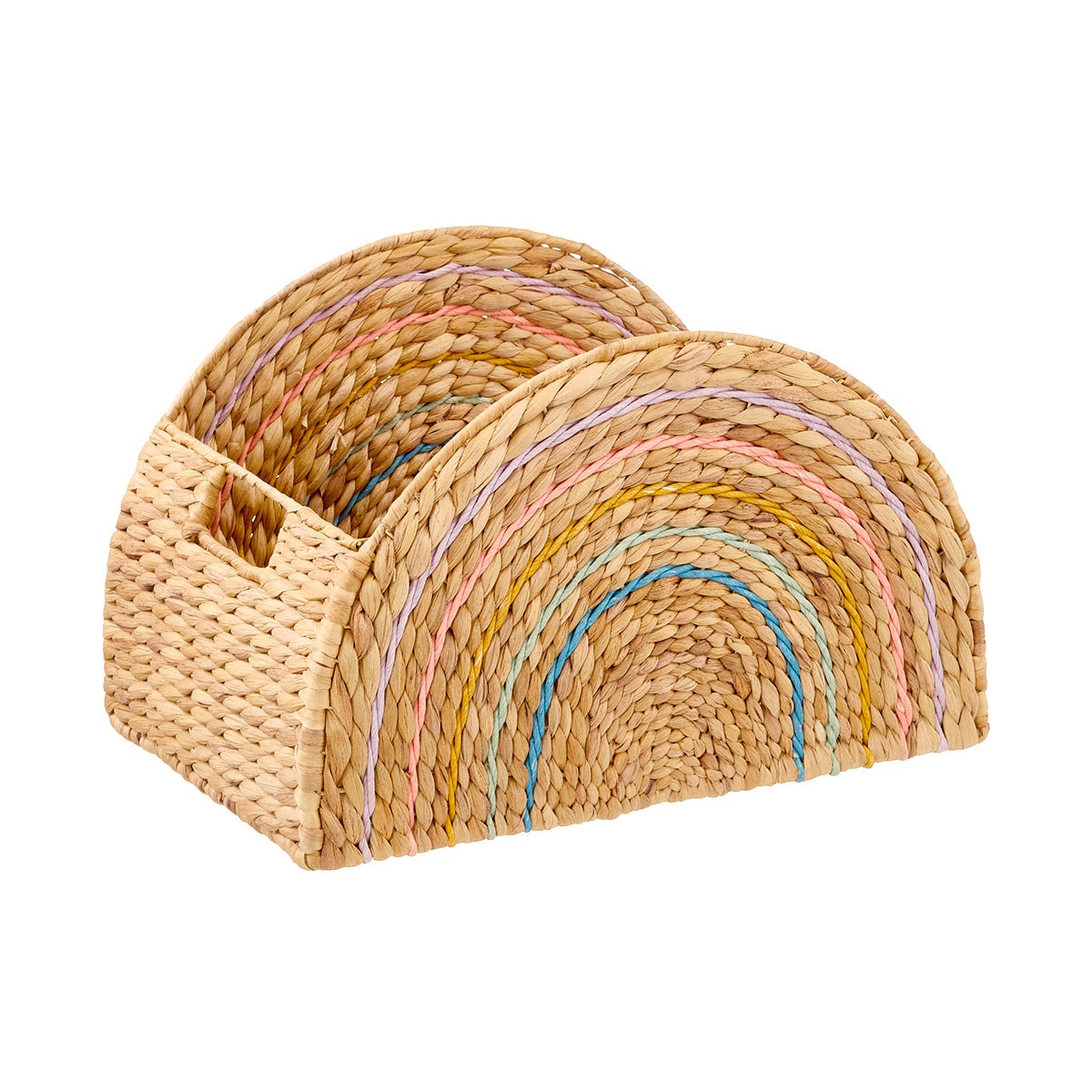 The Container Store Rainbow Water Hyacinth Basket