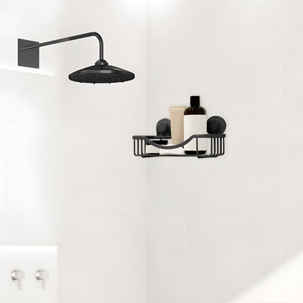 Aluminum Suction Shower Shelf