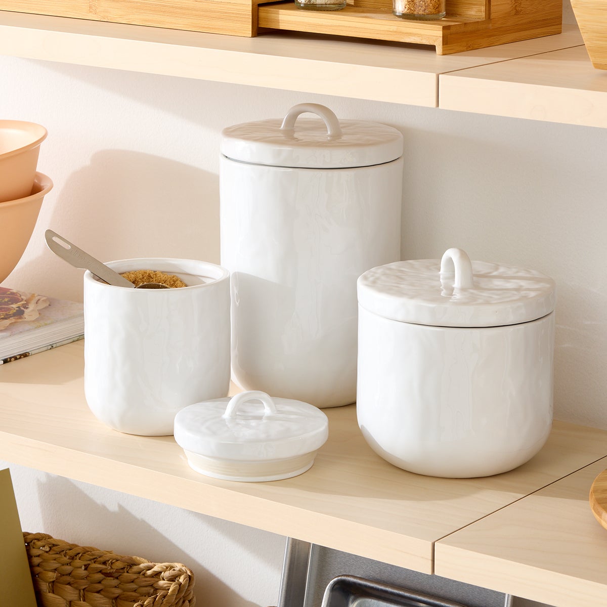 The Container Store Caspian Ceramic Canister