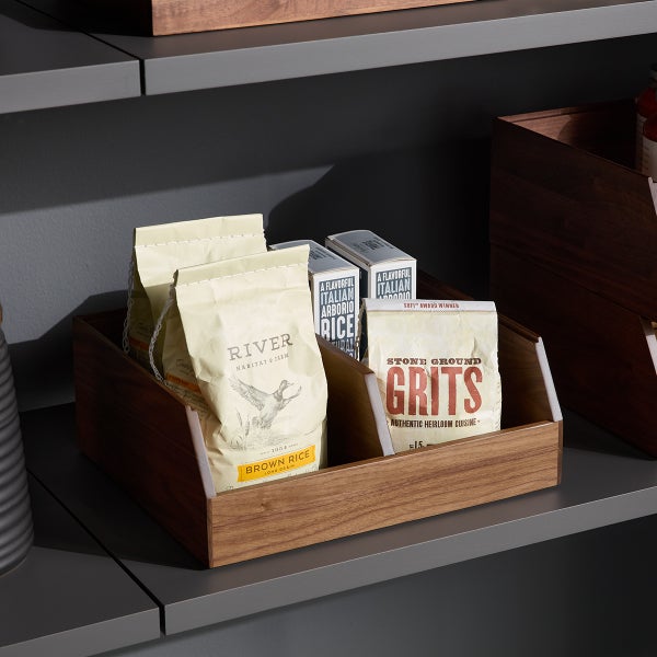The Container Store Gifford Divided Stacking Bin
