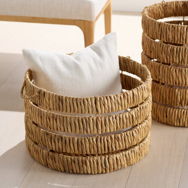 The Container Store Kaia Water Hyacinth Basket
