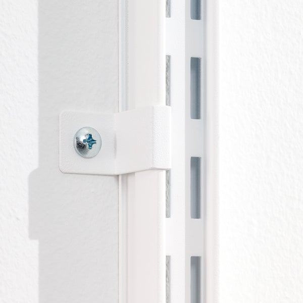 Decor Plus by Elfa Standard Clip Matte White Pkg/2
