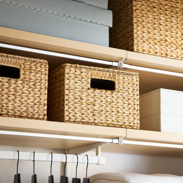 The Container Store Artisan Rush Hinged-Lid Box