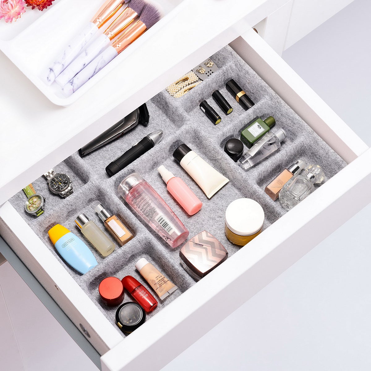 Welaxy Compartment Drawer Organizer Tray | The Container Store