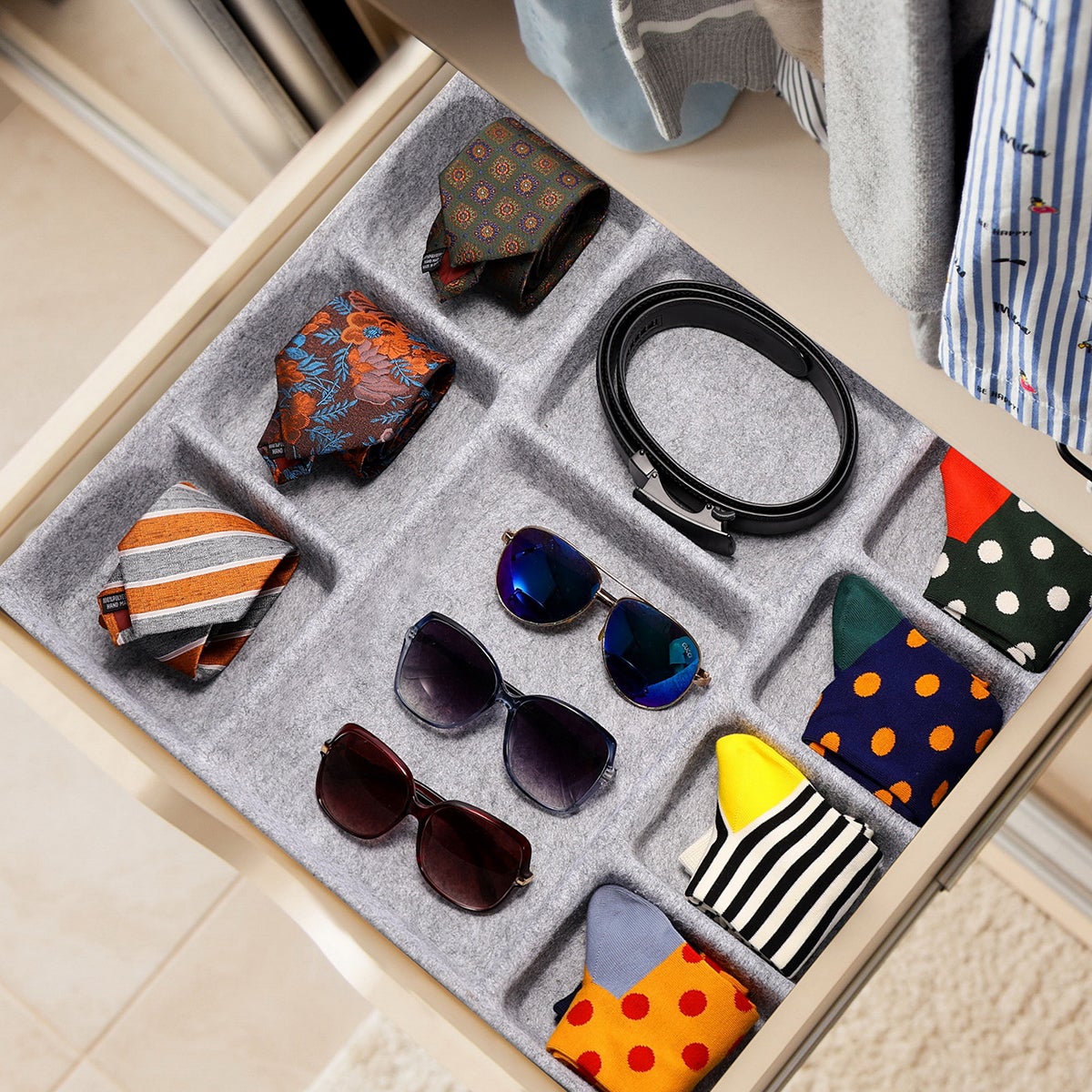 Welaxy Compartment Drawer Organizer Tray | The Container Store