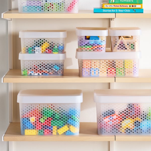 Curver Infinity Plastic Storage Boxes with Lids