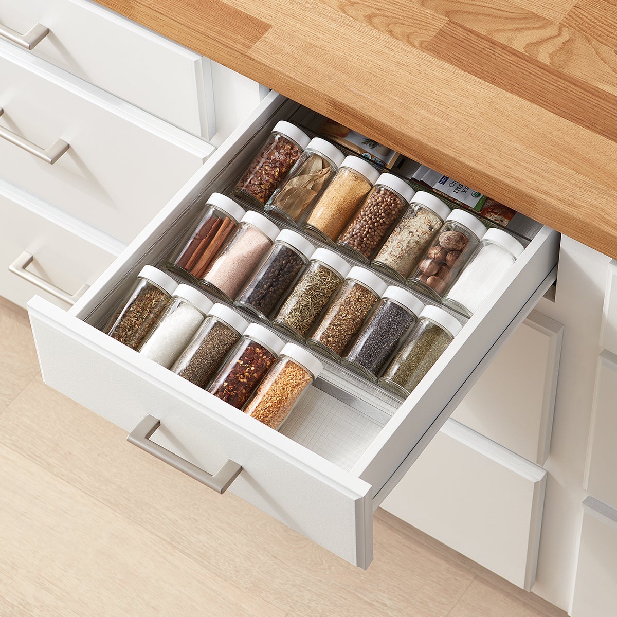 Everything Organizer In-Drawer Spice Organizer The Container Store