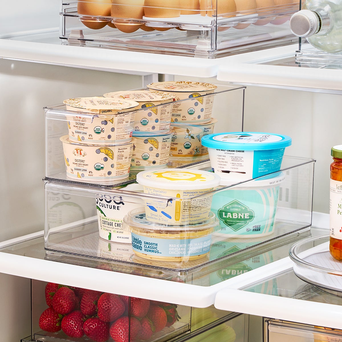 The Everything Stacking Fridge Bins