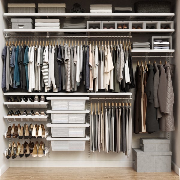 Elfa Décor 8' Reach-In Closet