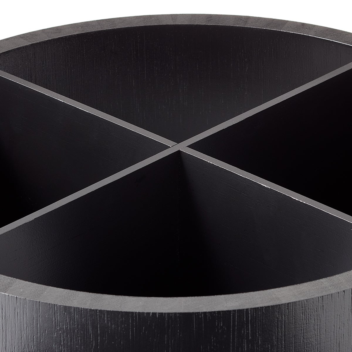 The Container Store Kyoto Bamboo Divided Turntable | The Container