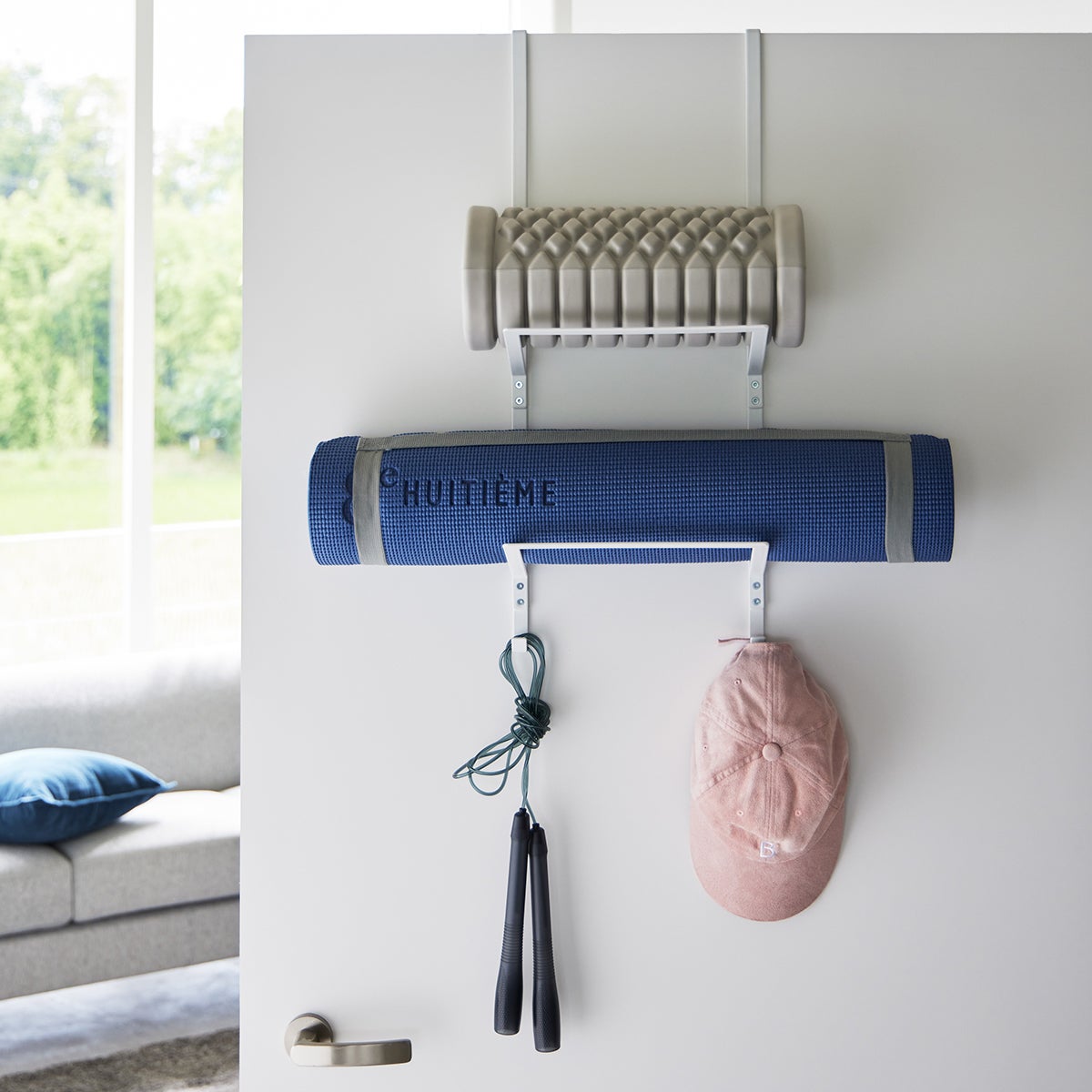 Yamazaki Tower Over-The-Door Fitness Equipment Hanger