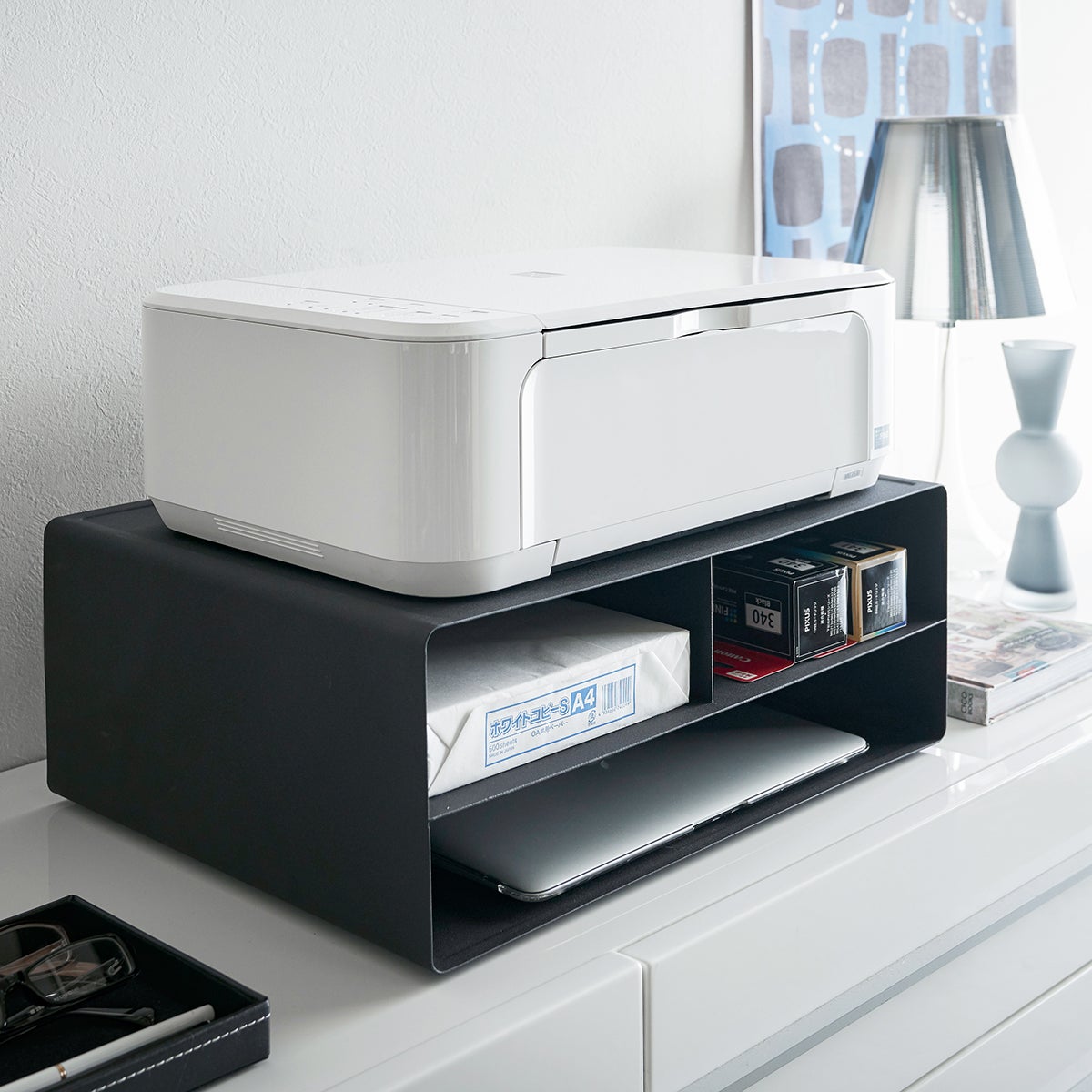 Yamazaki Tower Rolling Printer Stand