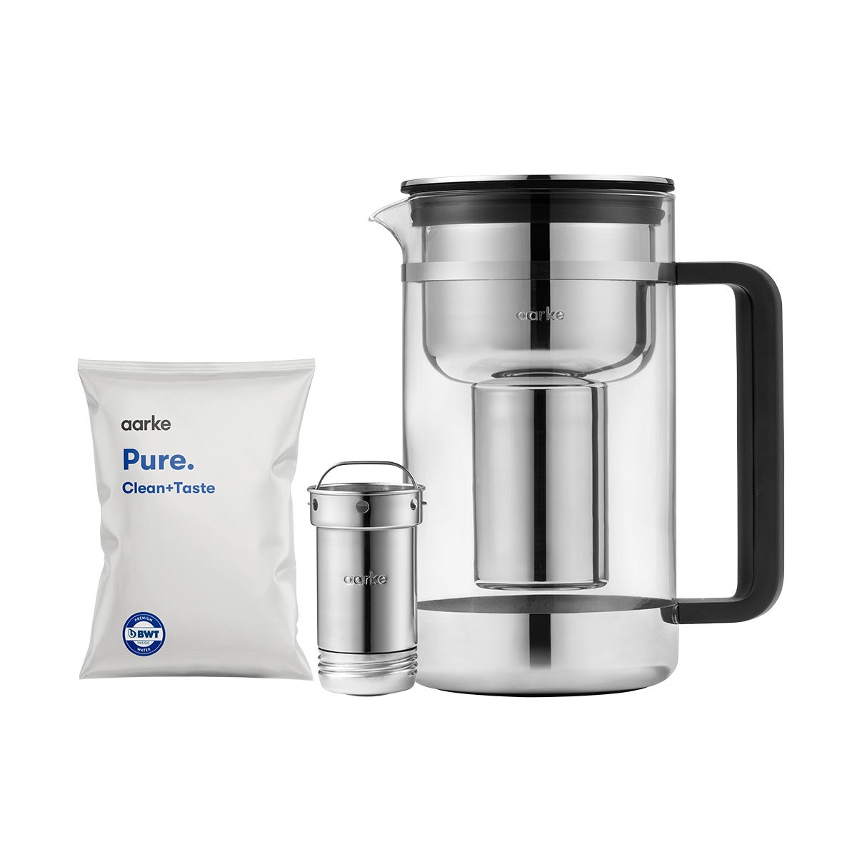 Aarke 12-Cup Water Purifier Pitcher | The Container Store