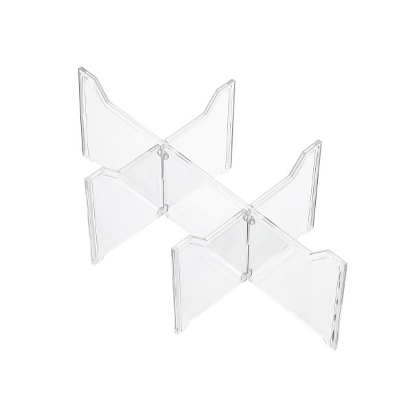 The Container Store Clearline Small Drawer Dividers Clear