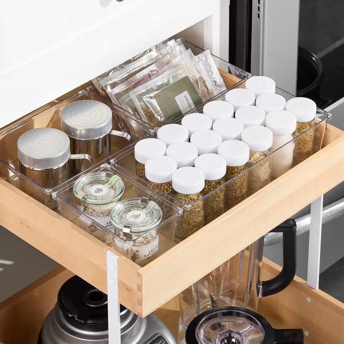 The Container Store Birch Double Roll-Out Drawer