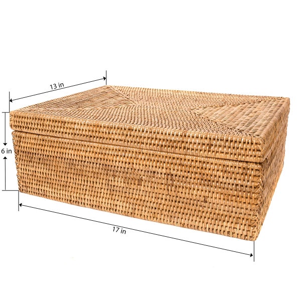 Artifacts Trading Co. Flat Legal File Organizer Storage Box with Lid