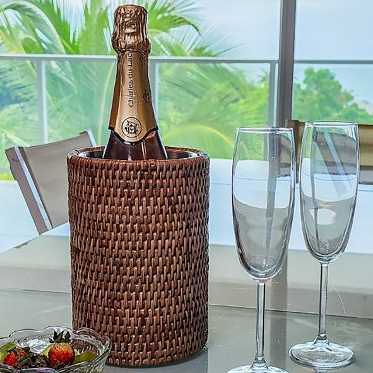 Artifacts Trading Co. Stainless Steel Wine Chiller | The Container Store