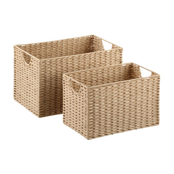 The Container Store Foster Storage Bin with Handles