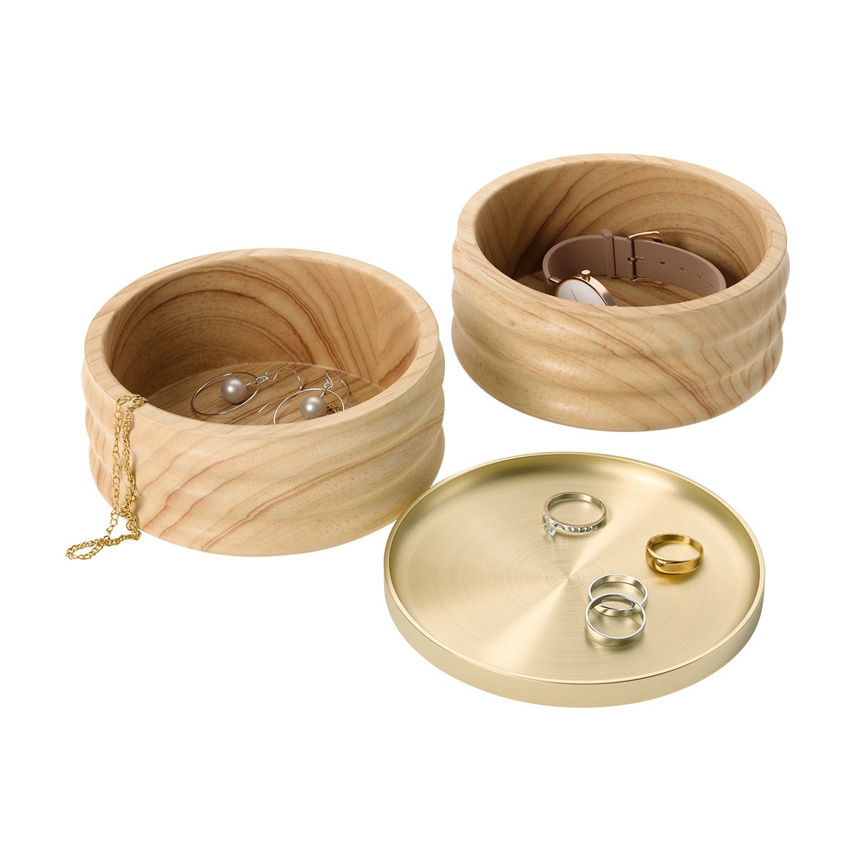 Umbra Tesora Wood Storage Box | The Container Store