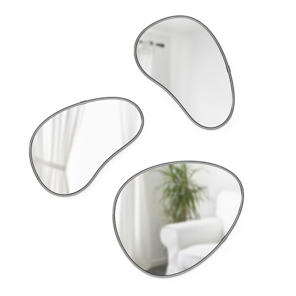 Umbra Hubba Pebble Mirror Set of 3