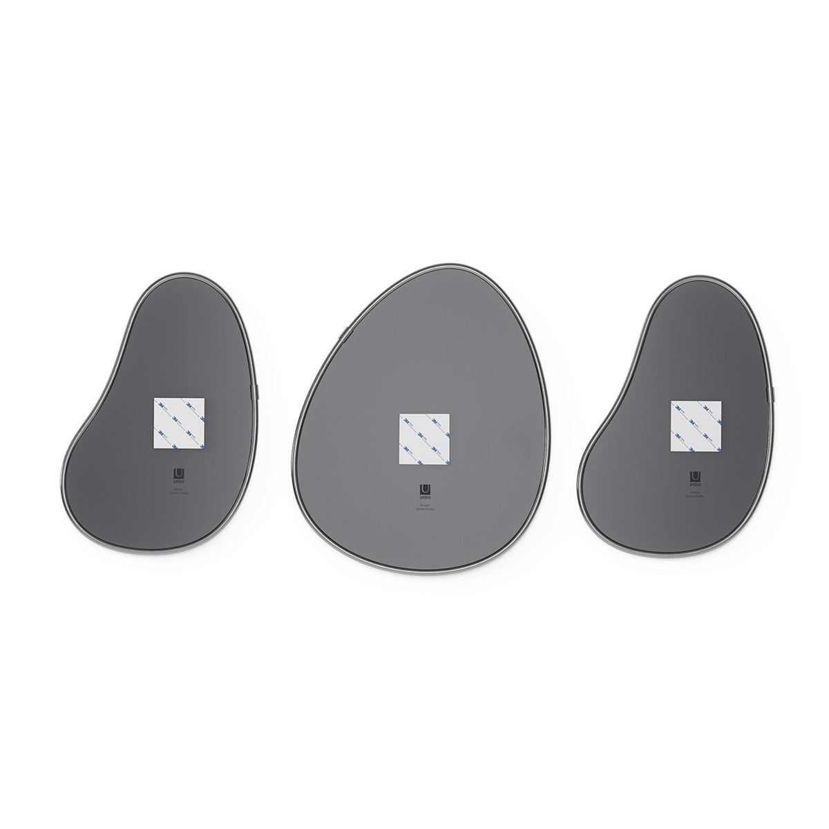 小物 utopia Amazon.com: Umbra Hubba Pebble Mirrors, Set of 3, Titanium