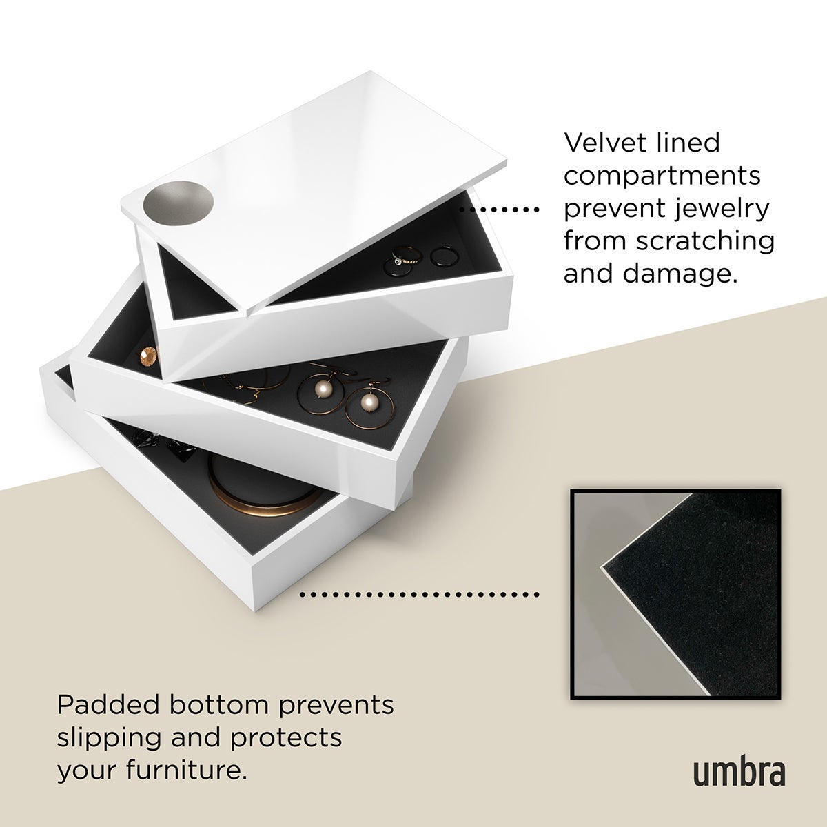 Umbra Spindle Storage Box